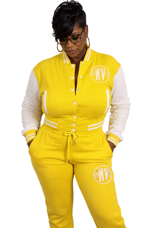 NVIZIBLE Cropped Jacket Varsity Set